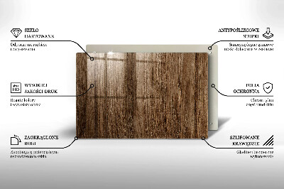 Unterlage für Kerzen Holz Textur