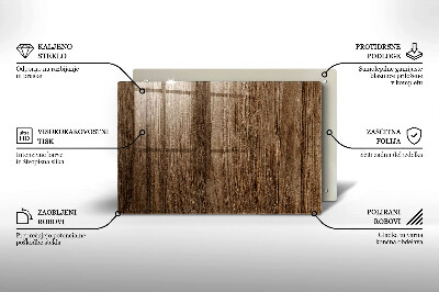 Unterlage für Kerzen Holz Textur