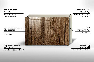 Unterlage für Kerzen Holz Textur