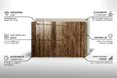 Unterlage für Kerzen Holz Textur