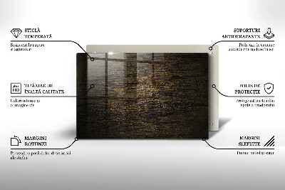 Unterlage für Kerzen Holztextur Rinde