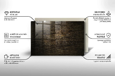 Unterlage für Kerzen Holztextur Rinde