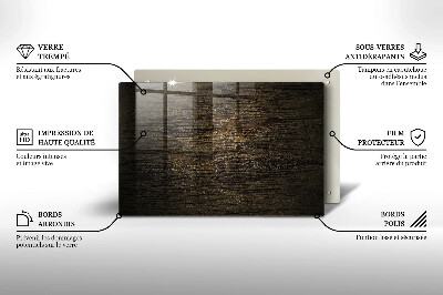 Unterlage für Kerzen Holztextur Rinde