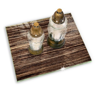 Grabkerzen Unterlage Holz Textur