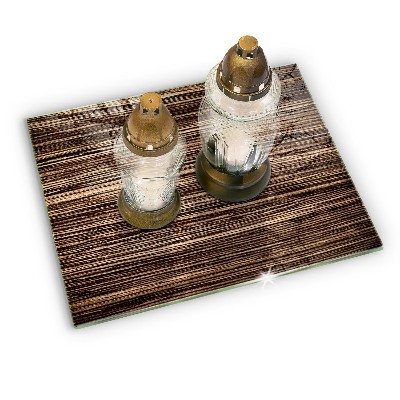 Grabkerzen Unterlage Holz Textur