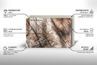 Unterlage für Kerzen Holz Textur