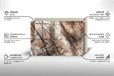 Unterlage für Kerzen Holz Textur