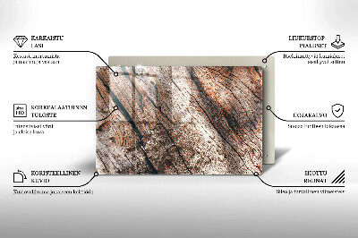 Unterlage für Kerzen Holz Textur