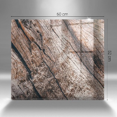 Unterlage für Kerzen Holz Textur