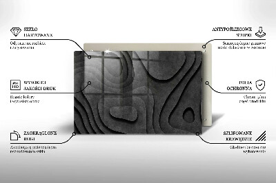 Grabkerzen Unterlage Steinformen 3D