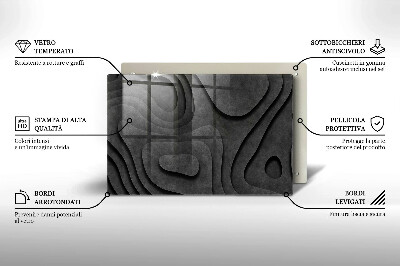 Grabkerzen Unterlage Steinformen 3D