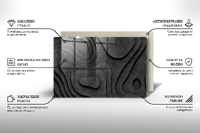 Grabkerzen Unterlage Steinformen 3D