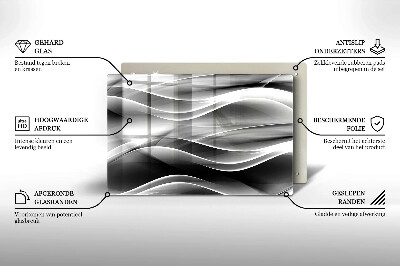 Unterlage für Kerzen Abstrakte weiche Linien