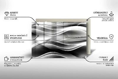 Unterlage für Kerzen Abstrakte weiche Linien