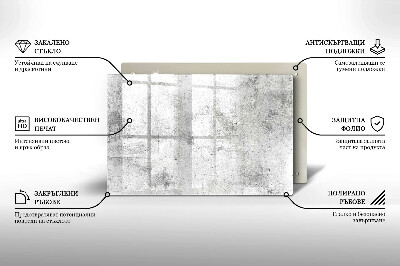 Unterlage für Kerzen Beton-Textur