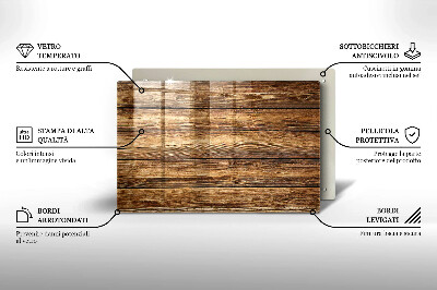 Unterlage für Kerzen Holztextur-Platten