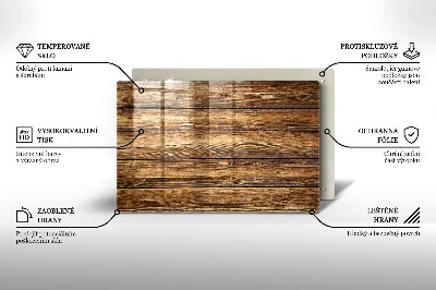 Unterlage für Kerzen Holztextur-Platten