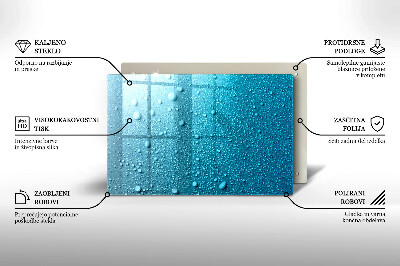 Grabkerzen Unterlage Wassertropfen