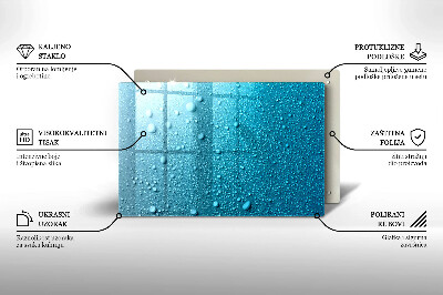 Grabkerzen Unterlage Wassertropfen