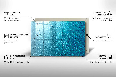 Grabkerzen Unterlage Wassertropfen