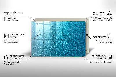 Grabkerzen Unterlage Wassertropfen