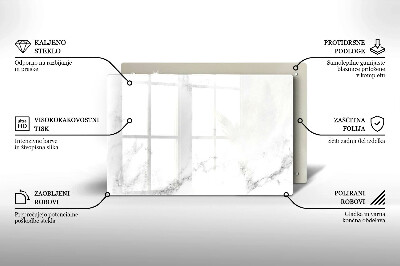 Unterlage für Kerzen Moderner Marmor