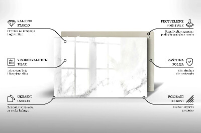 Unterlage für Kerzen Moderner Marmor