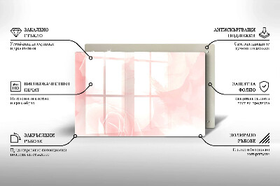 Grabkerzen Unterlage Hintergrund pastellfarbene Rosen