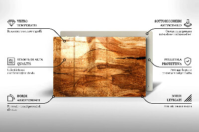 Unterlage für Kerzen Holzbrett-Textur