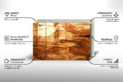 Unterlage für Kerzen Holzbrett-Textur