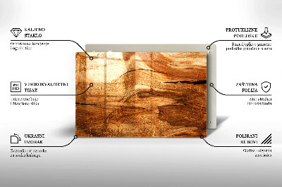 Unterlage für Kerzen Holzbrett-Textur
