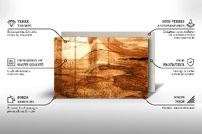 Unterlage für Kerzen Holzbrett-Textur