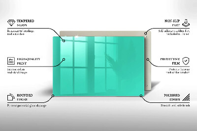 Unterlage für Kerzen Farbe grün