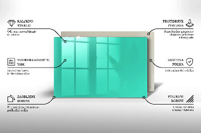 Unterlage für Kerzen Farbe grün