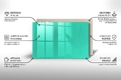 Unterlage für Kerzen Farbe grün