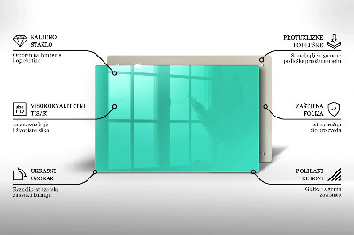 Unterlage für Kerzen Farbe grün