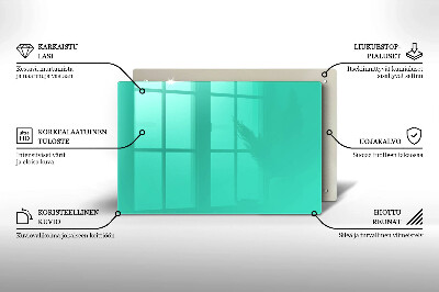 Unterlage für Kerzen Farbe grün