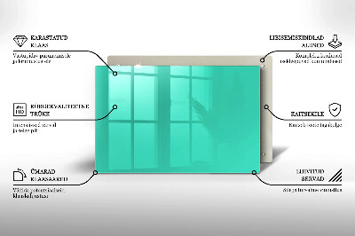 Unterlage für Kerzen Farbe grün