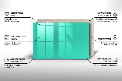 Unterlage für Kerzen Farbe grün