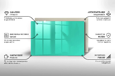 Unterlage für Kerzen Farbe grün