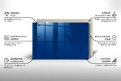 Unterlage für Kerzen Farbe blau