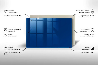 Unterlage für Kerzen Farbe blau