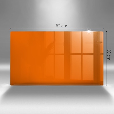 Unterlage für Kerzen Farbe orange