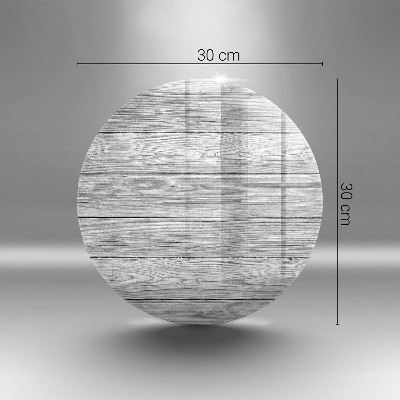 Unterlage für Kerzen rund Altes Holzbrett