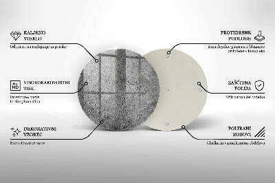 Unterlage für Kerzen rund Betonstein Textur