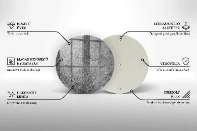 Unterlage für Kerzen rund Betonstein Textur