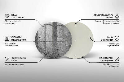 Unterlage für Kerzen rund Betonstein Textur