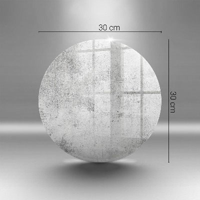 Unterlage für Kerzen rund Beton-Textur