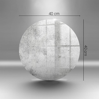 Unterlage für Kerzen rund Beton-Textur
