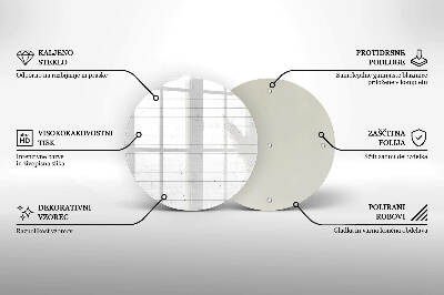 Unterlage für Kerzen rund Moderne helle Holzbretter